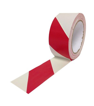 Floor Marking Tape (Red & White) Floor Marking Tape (Red & White)